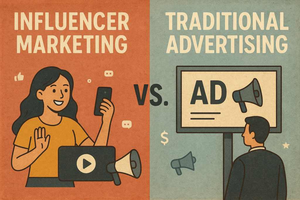 Key Differences Between Influencer Marketing and Traditional Advertising