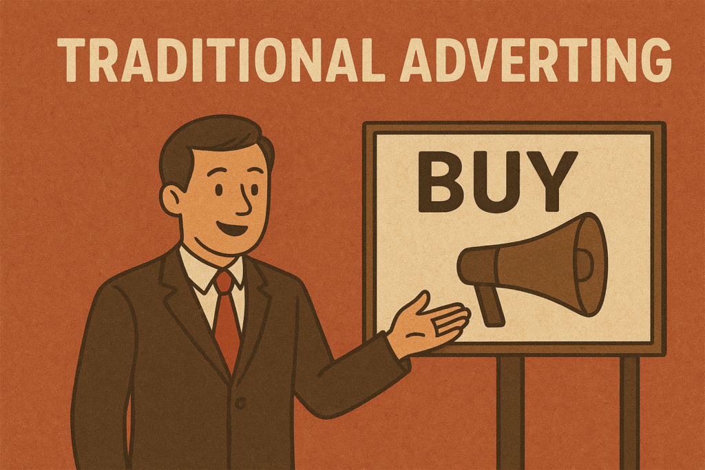 What is Traditional Advertising, and why do businesses still use it?